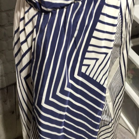 MYNE| Blue & White Casual Dress Sz 2 with … - Picture 8 of 16